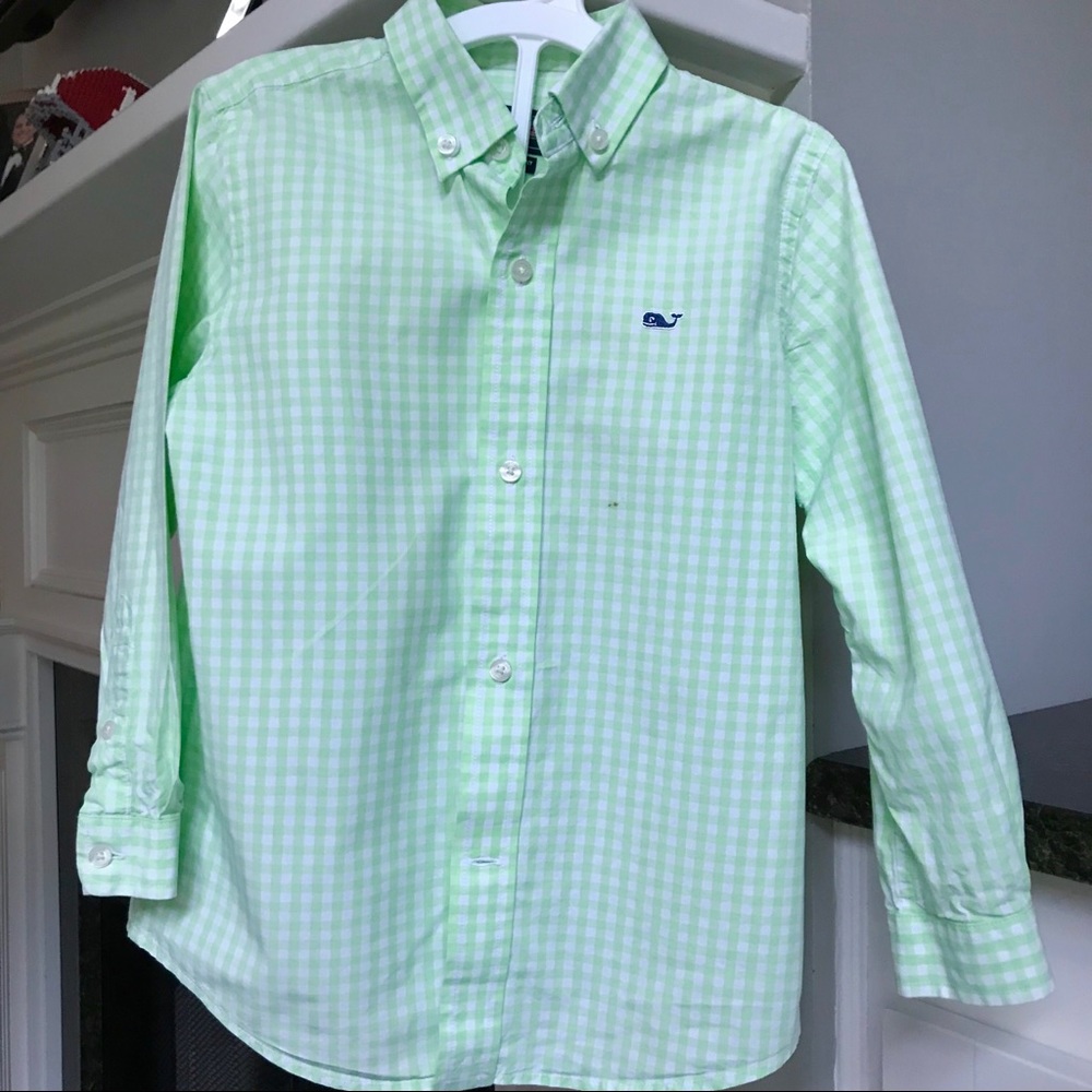 Lime Vineyard Vines button down